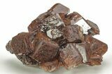 Multi-Generation Calcite Cluster with Hematite Inclusions - China #223440-2